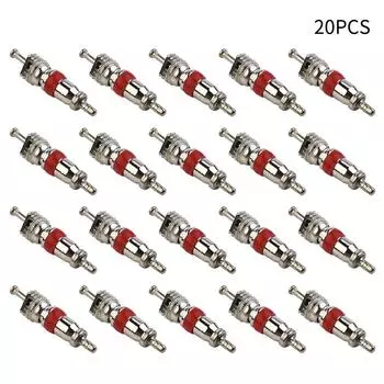 Прочный практичный простой в использовании сердечник клапана шины 20 шт./компл. замена деталей колеса мотоцикла с инструментом для снятия CHINA