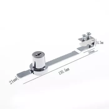 Прочный практичный замок стеклянной двери шкафа + ключи для витрины витрины рептилий