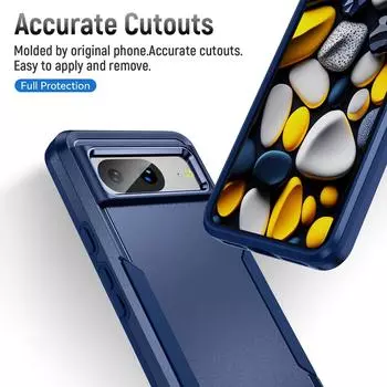 Прочный противоударный чехол для Google Pixel 8 Pro Pixel7 Pixel7a Pixel8 Pixel 7 6 Pro 6A 7A Pixel6 противоударные задние крышки for Pixel 7A чёрный