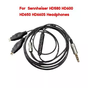 Прочный ПВХ-кабель для наушников HD580 HD650 HD600 HD25 HD265 HD525 HD545 Провод для гарнитуры, идеальный для дома, студии