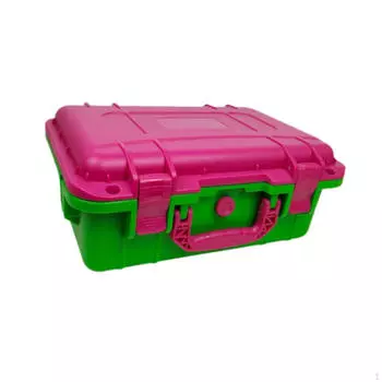 Прочный ящик для инструментов с надежным запирающим механизмом для хранения оборудования Green Blue