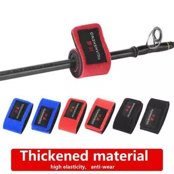 Прочный ремень для удочки, нескользящая ткань, предотвращает истирание красный
