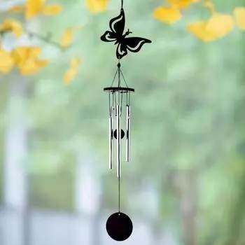 Прочный ручной работы Изысканное мастерство Висячий ветер Перезвон Открытый сад Бабочка Windbell Домашний декор Ladybug