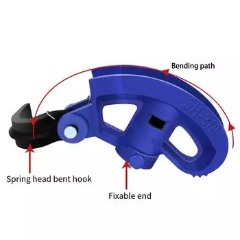 Прочный ручной трубогиб для оцинкованных труб, утолщенных труб, высокоточный стальной алюминиевый сплав