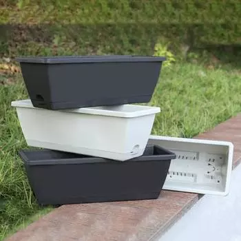 Прочный съемный поддон, широкое применение, суккулентный горшок, большая емкость, рассадник, балкон, бонсай, садовые принадлежности One Size красный