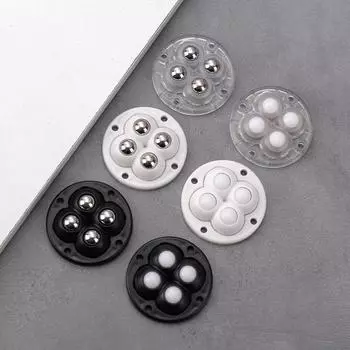 Прочный самоклеящийся универсальный шкив вращающиеся колеса бесшумный 4 шарика мяч мебель ящик для хранения прикроватный столик аксессуары для перемещения