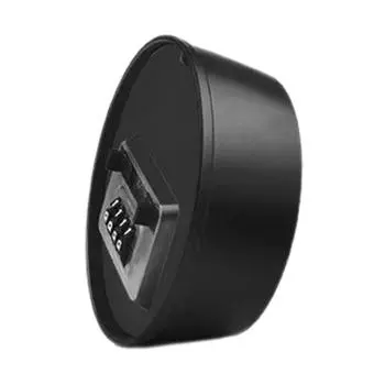 Прочный сейф с большим пространством для хранения личных вещей, контейнер для денег чёрный