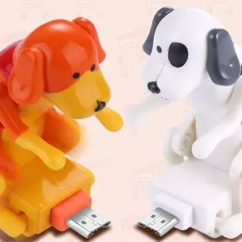 Прочный шнур для зарядки сотового телефона, адаптер питания Type-C, милое зарядное устройство Stray Dog, 120 см, USB-провод для зарядки оранжевый