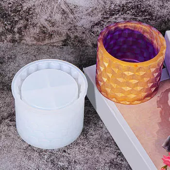 Прочный силиконовый цветочный горшок для растений Octagonal