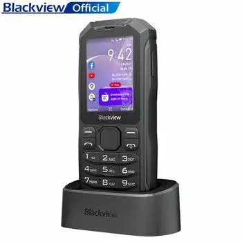 Прочный смартфон Blackview N1000, MediaTek MT6739, 2,4-дюймовый дисплей, двойной мобильный телефон 4G с кнопкой набора номера для мобильного телефона для пожилых людей