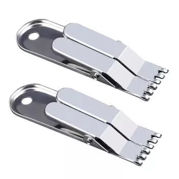 Прочный соединитель Мини рыболовный червь Живые личинки Зажим Портативный инструмент для рыбалки из нержавеющей стали Многофункциональный аксессуар