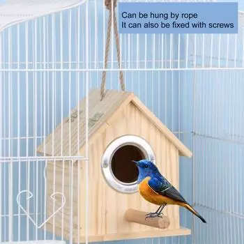 Прочный солнцезащитный экологичный домик для птиц, принадлежности для гнезда колибри на открытом воздухе S