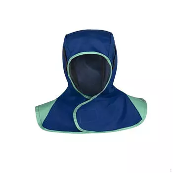 Прочный сварочный колпак с полной защитой для сварщиков серый