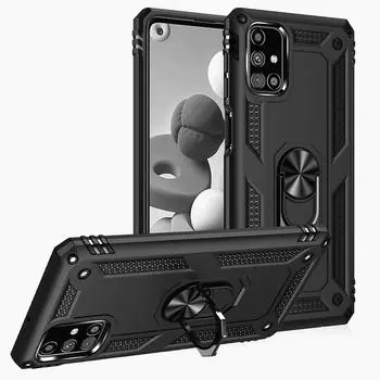 Прочный сверхпрочный бронированный чехол для Samsung Galaxy S23 S22 A52s S20 Fe 5g S21 Ultra A54 A14 A34 A13 A53 A73 A12 A32 A52 A72 A33 A22 for Galaxy A52 5G красный