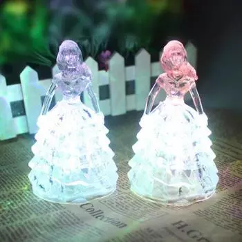 Прочный светодиодный ночник со встроенной батареей, легкий вес, атмосферный воздух