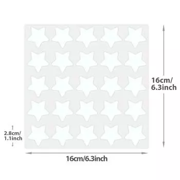 Прочный светоотражающий винил со звездами 25 шт./компл. для футболки, куртки, шляпы, сумки, самодельный печатный материал для термопресса