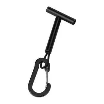 Прочный Т-образный держатель, 1 шт., держатель для поводка на открытом воздухе для рыбалки нахлыстом M