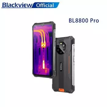 Прочный телефон Blackview BL8800 Pro 5G с тепловизионной камерой, телефон с камерой 50 МП, MTK700, мобильный телефон 8 ГБ + 128 ГБ, аккумулятор 8380 мАч, глобальная версия