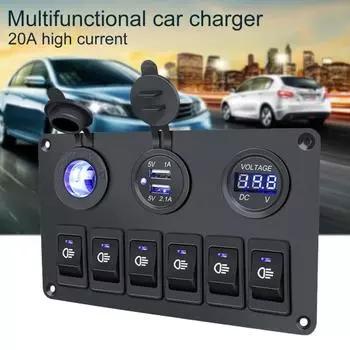 Прочный тумблер панели безопасной широкой совместимости 3.1A двойной USB B