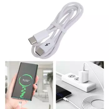 Прочный USB-кабель Type-C-Type-C OTG, кабель для синхронизации и зарядки OTG, подходящий для телефона, ноутбука, планшета, кабеля для быстрой зарядки