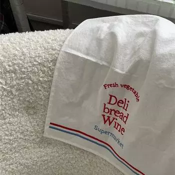 Прочный винтажный настольный коврик с английскими буквами, хлопковые квадратные вышитые салфетки, нежные, удобные, для украшения стола, скатерть для дома зелёный