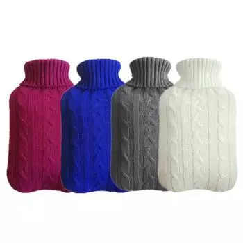 Прочный вязаный мягкий модный чехол для бутылки, сохраняющий тепло для путешествий