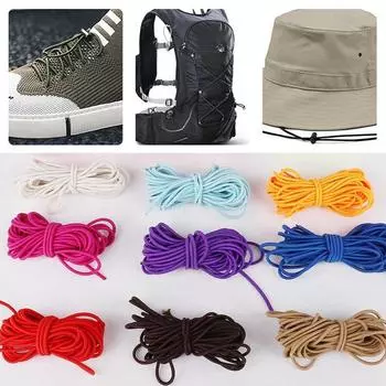 Прочный, высокое качество, 5 м/упак., эластичная лента, швейный материал, эластичный шнур, швейные инструменты, 2,5 мм/2 мм, «сделай сам», цветные аксессуары, ручная работа 2.0mm5m розовый