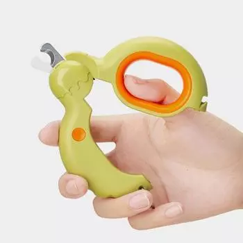 Прочный замок безопасности Удобная рукоятка Когтерез для кошек Светодиодная подсветка Кусачки для собак Аксессуары синий