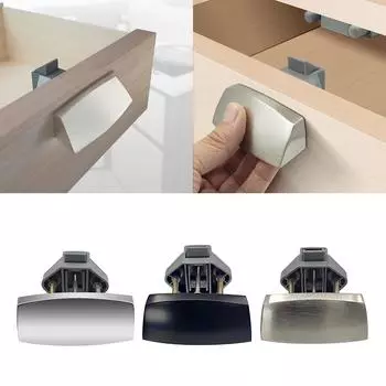 Прочный замок для шкафа. Простой в использовании замок для ящика. Универсальный замок для шкафа для дома. Легко защищает ваши вещи. чёрный