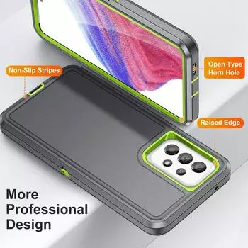 Прочный защитный чехол-сумка для Samsung Galaxy A54 A14 A04s A53 A13 S23 Plus S22 Ultra, чехол для мобильного телефона for Galaxy S22 ultra темно-синий