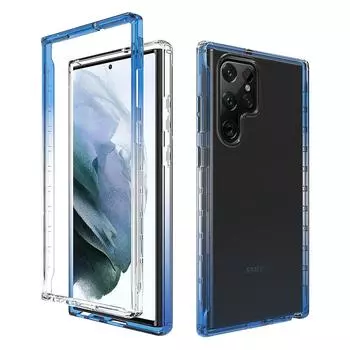 Прочный защитный прозрачный чехол для Samsung Galaxy S22 S23 Ultra S21 Fe 5g S 22 S20 Plus A54 A34 A14 A52s A52 A12 A33 A53 A23 A73 for Galaxy A52S 5G чёрный