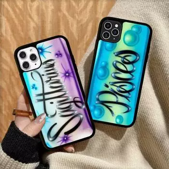 Продаем чехол для телефона Wild Flowers 12 Constellations, силиконовый чехол из ПК+ТПУ для iPhone 11 12 13 Pro Max 8 7 6 Plus X SE XR, жесткий iphone 14