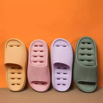 Продается Новые женские тапочки EVA, чистые цветные домашние тапочки, недорогие женские тапочки в наличии 40 чёрный