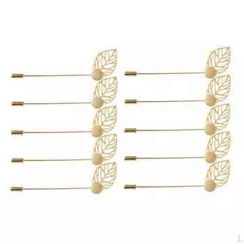 Продано 10 шт., клей на брошь-цветок, булавка своими руками золотой