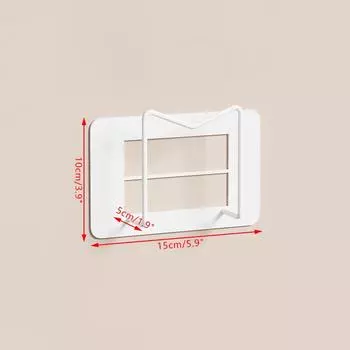 Продаю Универсальный настенный держатель для роутера и ТВ-приставки - Многофункциональная полка для хранения без сверления с практичными крючками L белый