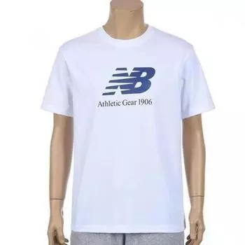 Продавец Hub Sports New Balance футболка с коротким рукавом Essential Big Logo Short Sleeve Nbnedb1163 10 90(S)
