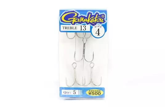 Продажа Gamakatsu Treble Hook Treble 13 Размер 4 (0487)