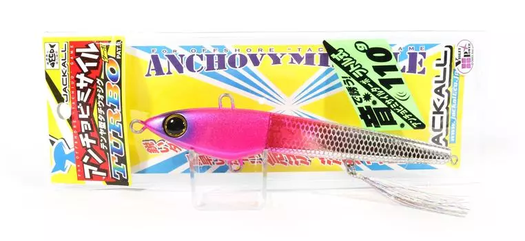 Распродажа Jackall Anchovy Missile Turbo RattleShiki Jig 130 граммов Розовый S (5511)