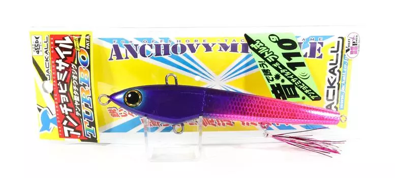 Продажа Jackall Anchovy Missile Turbo RattleShiki Jig 90 грамм Фиолетовый Розовый (5405)