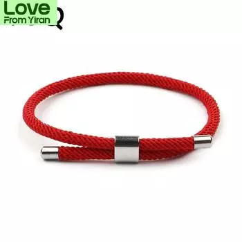 Продажа счастливых красных нитевых транзитных браслетов для мужчин и женщин, регулируемый браслет ручной вязки, ювелирные изделия в подарок