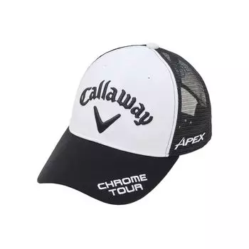 Продолжая стандартную сетчатую кепку TOUR A MESH CAP Golf x White FR [Callaway] мужская JM/шляпа 25SS_1011_Black