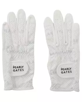 Продолжая стандартный продукт перчатки для гольфа с захватом обеих рук из синтетической кожи SS [Pearly Gates] женские (для / прочности) / / 053-5985202 030_Белый