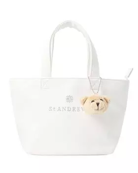 Продолжая стандартный продукт тележка сумка Медведь медведь Гольф Круглый [St. Эндрюс] [Серия Тедди] (с шармом) / / 042-5981321 030_Белый