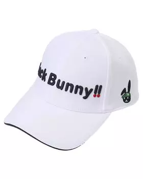 Продолжая стандартный продукт Унисекс размер кепки Кепка для гольфа FR [Jack Bunny] (логотип кролика, регулируемый) / / 262-5987101 030_Белый