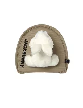 Продолжение стандартного продукта Чехол для паттера на молнии Golf PT FR [Jack Bunny] [Серия логотипов] (для молотка/с кроликом) / / 262-4984139 040_Бежевый