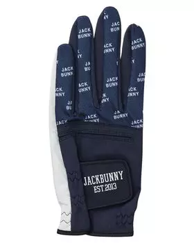 Продолжение стандартного продукта Перчатки унисекс Перчатки для гольфа M [Jack Bunny] (одноручный/логотип бренда) / / 262-5985211 120_Военно-морской флот (21~22см)