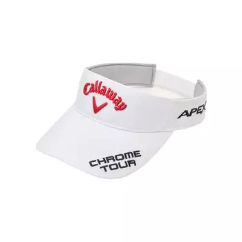 Продолжение стандартного солнцезащитного козырька TOUR TW VISOR WM Golf x Red FR [Callaway] Женская JM/Кепка 24SS_1035_Белая