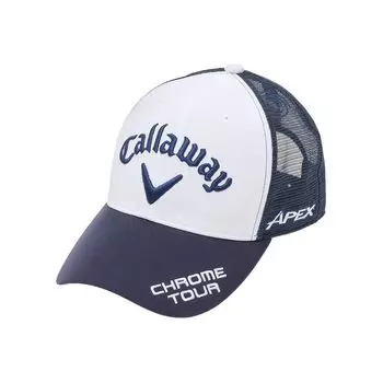 Продолжение стандартной сетчатой кепки TOUR A MESH CAP Golf x White FR [Callaway] Мужская JM/шляпа 25SS_1121_Navy