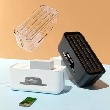 Продолжительность жизни превосходного ЛЮБИМЦА твердой конструкции коробки организатора кабеля длинная чёрный