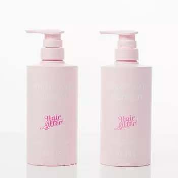 Produce Sara Shiny Set Hair filter Glossy Coat Shampoo Treatment Set Moisturizing Damage Care Hair Repair Floral 400 г [Официальный] GENKING. 2-х компонентный и розовый